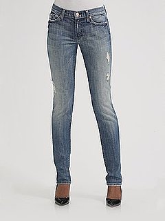 Fab Celebrates Spring With Saks: Win a Pair of Distressed 7 For All Mankind Roxanne Jeans! 