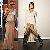 Nicole Richie Showing Off Her Baby Bump in LA in a L’ Agence Henley Maxi Dress