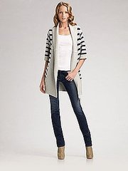Fab Celebrates Spring With Saks: Win a Long Nautical Chic Line Cardigan!