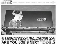 Joe's Jeans Launches Worldwide Model Search
