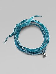 Fab Celebrates Spring With Saks: Win a Bohemian Catherine Michiels Lotus Silk Tie Bracelet!