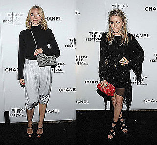 Diane Kruger and Mary-Kate Olsen in Chanel at Chanel's Tribeca Film Festical Event