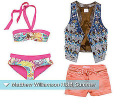 Clothing Items From Matthew Williamson For H&M Summer Collection