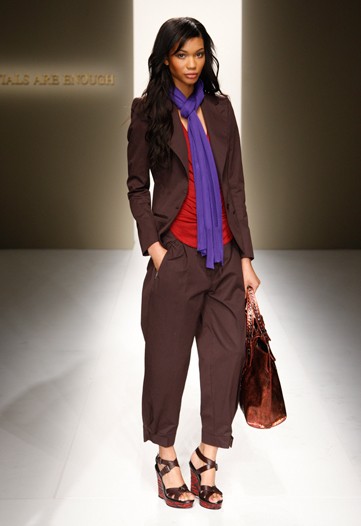 Chanel Iman Models Bottega Veneta Cruise 2010