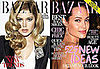 Doutzen Kroes and Angelina Jolie on July Cover of Harper's Bazaar