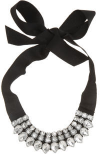 The Look For Less: Lanvin Strass Necklace 