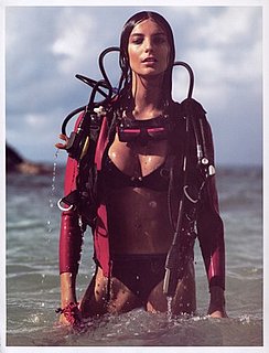 Canadian Model Daria Werbowy As Only Model in August 2009 Issue of French Vogue