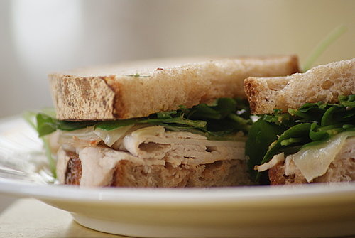 Recipe For Turkey Sandwich With Manchego Cheese, Watercress, and Pear Butter