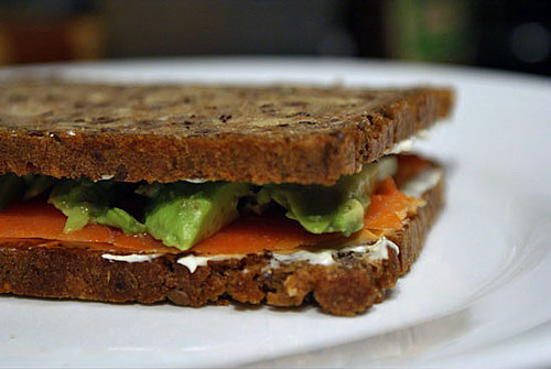 Smoked Salmon Sandwiches With Avocado and Wasabi Cream Cheese Smoked Salmon Sandwiches With Avocado and Wasabi Cream Cheese