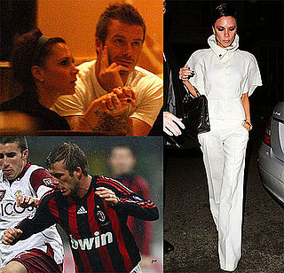 Photos of David and Victoria Beckham in Milan and London