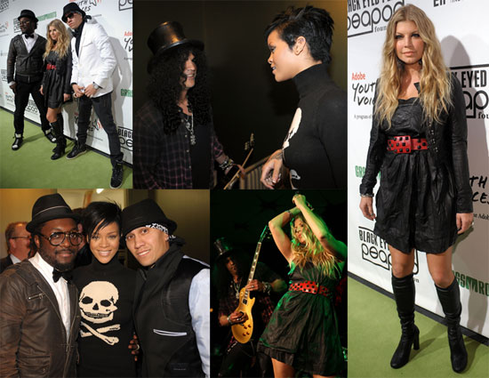 Fergie at the PeaPod Event