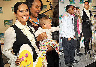 Photos of Salma Hayek at Pampers Unicef Event in New York City