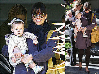 Photos of Jessica Alba Smiling with Honor Warren in LA