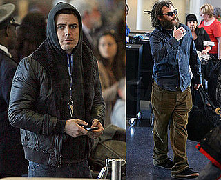 Photos of Casey Affleck and Joaquin Phoenix at LAX