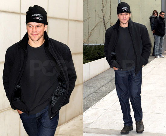 Matt Damon in NYC