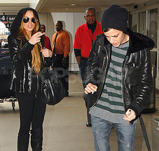 Photos of Lindsay Lohan and Samantha Ronson at LAX