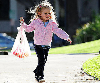 Photo of Violet Affleck at a Park With Her Grandparents