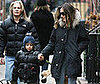 Photo of Sarah Jessica Parker and James Wilkie Broderick on Their Way to School