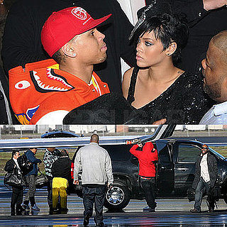 Photos of Chris Brown Leaving LA On Private Plane After Allegedly Assaulting Rihanna on Saturday
