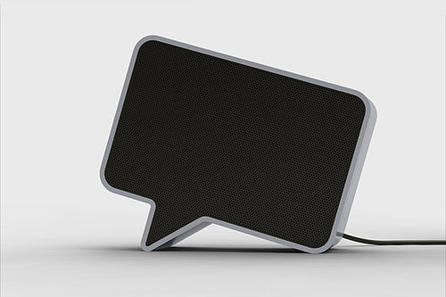 Speak Bubble Desk and MP3 Speakers