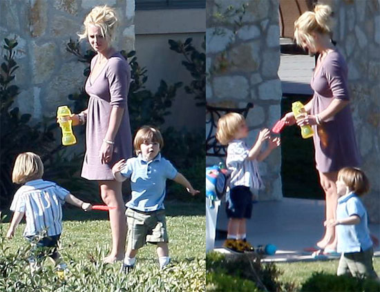 Britney With Her Boys Britney With Her Boys