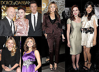 Photos of Scarlett Johansson, Freida Pinto, Naomi Watts, Eva Mendes and Kate Hudson at the Dolce & Gabbana Festivities
