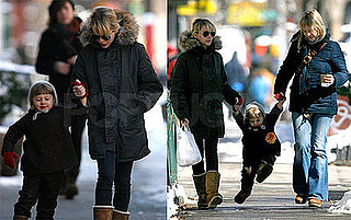 Photos of Michelle Williams and Matilda Ledger Out For a Walk in Snowy Brooklyn