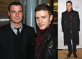 Photos of Justin Timberlake and Liev Schreiber, Videos of Justin on Late Night With Jimmy Fallon Doing John Mayer Impression