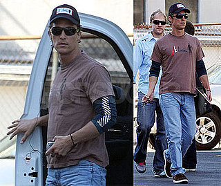Photos of Matthew McConaughey Heading to Work in LA