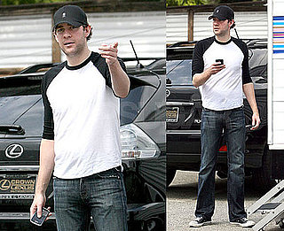 Photos of John Krasinski on the Set of The Office