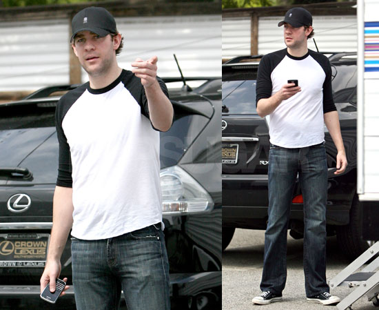 John Krasinski On the Set
