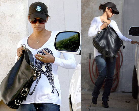 Halle Leaving Her Friends House