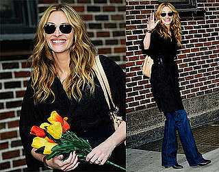 Photos and Video of Julia Roberts on The Late Show With David Letterman 2009-03-18 09:00:52