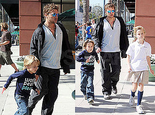 Photos of Ryan Phillippe Out with His Kids Ava and Deacon in LA