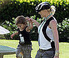 Photo of Gwen Stefani and Her Son Kingston at Roger Federer's Tennis Match