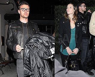 Photos of Justin Timberlake and Jessica Biel Having Dinner at Mastro's in LA