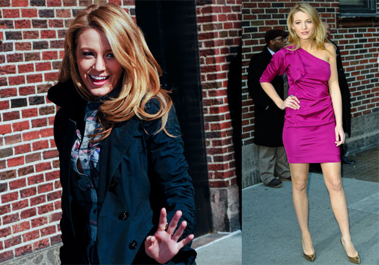 Blake Lively on The Late Show