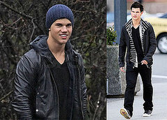 Photos of Taylor Lautner in Vancouver Filming New Moon