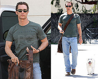 Matthew McConaughey and His Dog