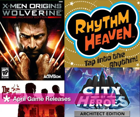 April Video Game Releases 2009-04-01 07:33:00