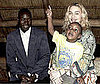 Photo of Madonna, David Banda and His Father Yohane Banda in Malawi