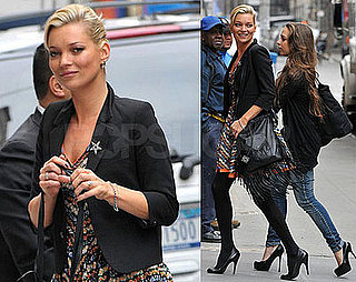 Photos of Kate Moss in NYC Ahead of the Topshop Opening