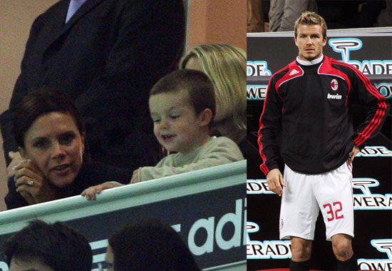 The Beckhams in Milan