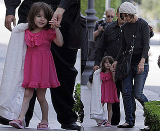 Photos of Katie Holmes and Suri Cruise at the American Girl Store at The Grove in LA