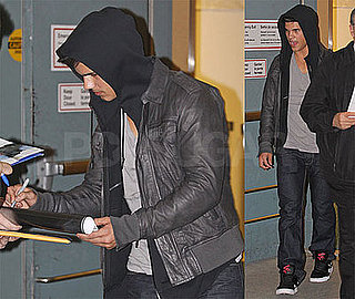 Photos of Taylor Lautner Arriving at the Airport in Vancouver