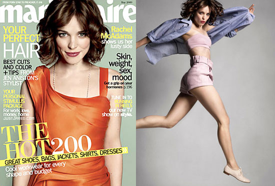 Rachel McAdams on Marie Claire May 2009 Cover