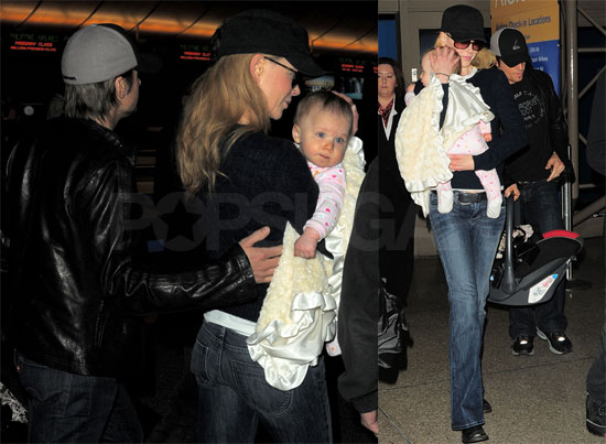 Nicole Kidman, Keith and Sunday Urban in LA