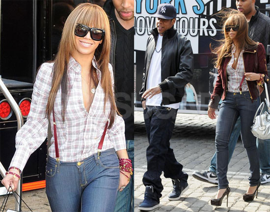 Beyonce and Jay-Z in NYC