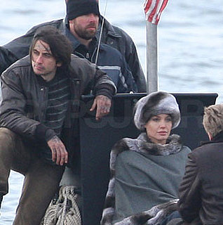 Photos of Angelina Jolie in NYC and Brad Pitt in Marseille, France