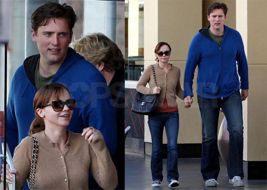 Christina Ricci and Owen Benjamin in LA